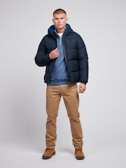 U.S. Polo Assn. Mens Ripstop Hooded Puffer Jacket - Image 3 of 11