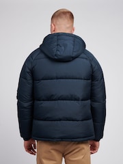 U.S. Polo Assn. Mens Ripstop Hooded Puffer Jacket - Image 4 of 11
