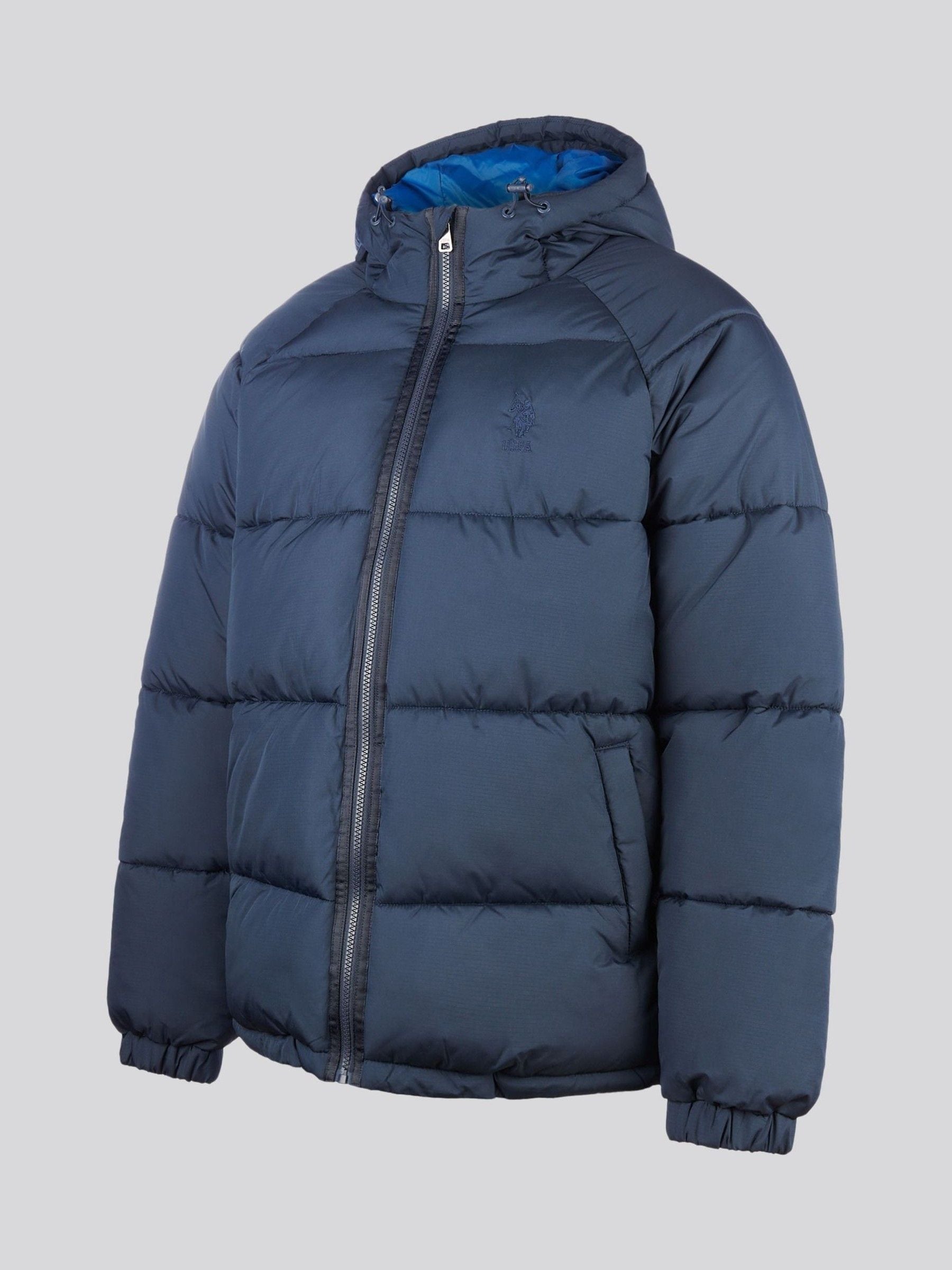 Buy U.S. Polo Assn. Mens Ripstop Hooded Puffer Jacket from Next USA