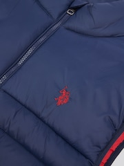 U.S. Polo Assn. Mens Panelled Quilted Gilet - Image 7 of 9