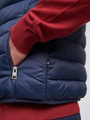 U.S. Polo Assn. Mens Panelled Quilted Gilet - Image 9 of 9