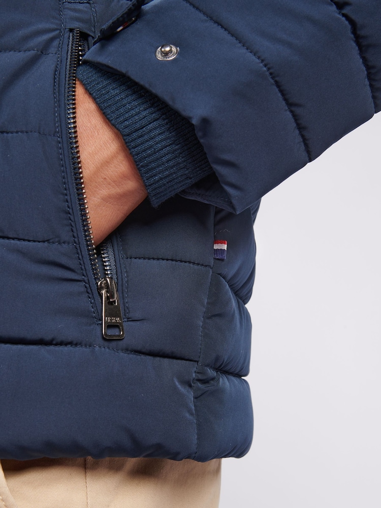 U.S. Polo Assn. Pánská lehká prošívaná bunda s límečkem - Image 5 of 11