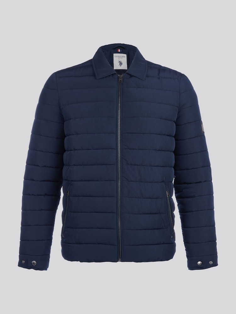 U.S. Polo Assn. Pánská lehká prošívaná bunda s límečkem - Image 6 of 11