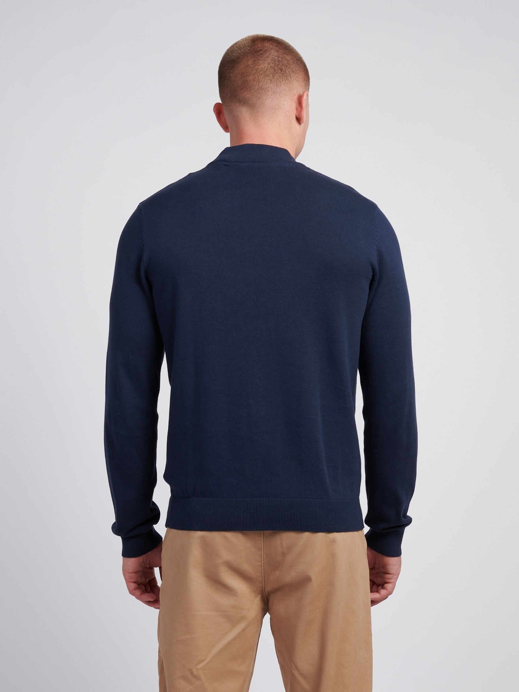 Buy U.S. Polo Assn. Blue Mens Combed 100% Cotton Turtle Neck
