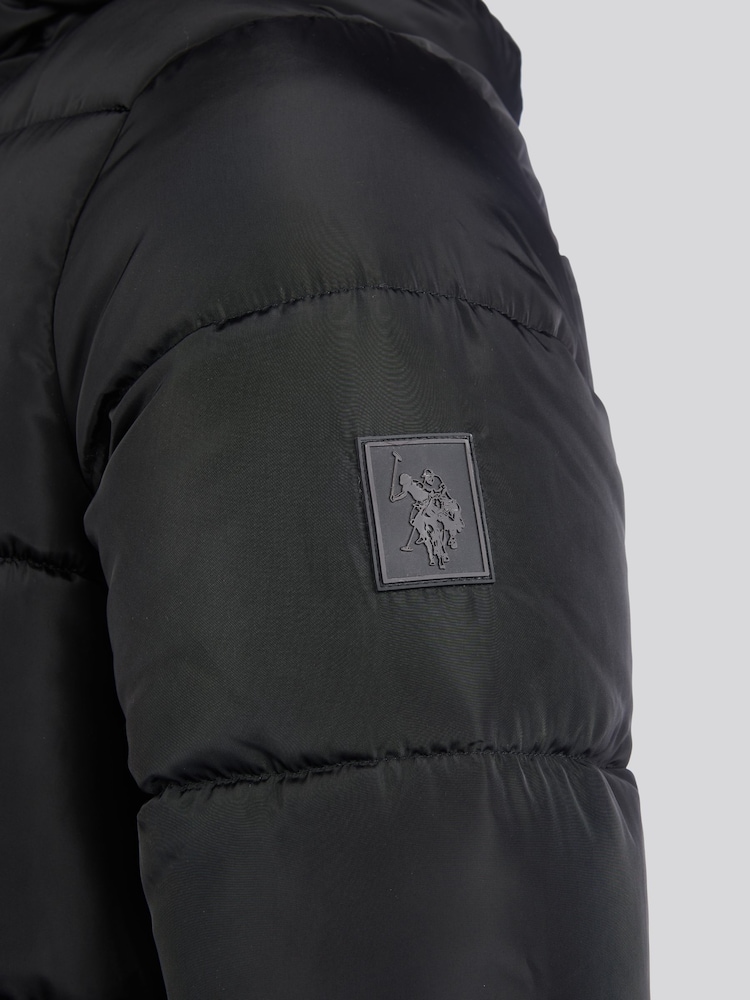 U.S. Polo Assn. Mens Classic Longline Puffer Jacket - Image 11 of 11