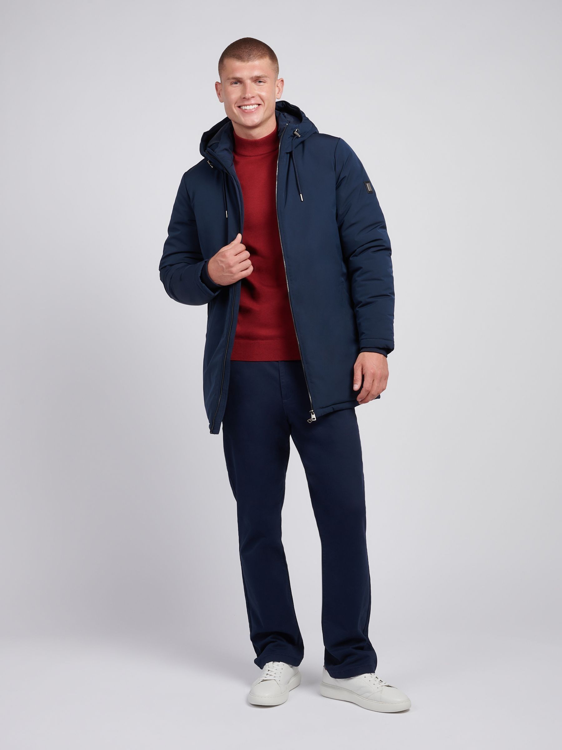 Buy U.S. Polo Assn. Blue Mens Smart Parka Jacket from Next South Africa