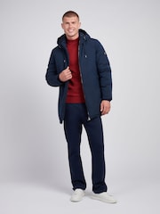 U.S. Polo Assn. Blue Mens Smart Parka Jacket - Image 3 of 10