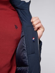 U.S. Polo Assn. Blue Mens Smart Parka Jacket - Image 5 of 10