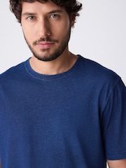 Indigo Blue 100% Cotton T-Shirt - Image 1 of 7
