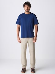 Indigo Blue 100% Cotton T-Shirt - Image 2 of 7