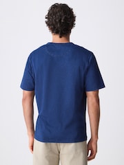 Indigo Blue 100% Cotton T-Shirt - Image 3 of 7