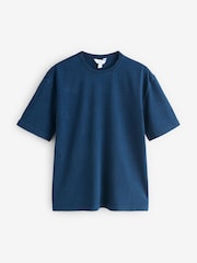 Indigo Blue 100% Cotton T-Shirt - Image 5 of 7