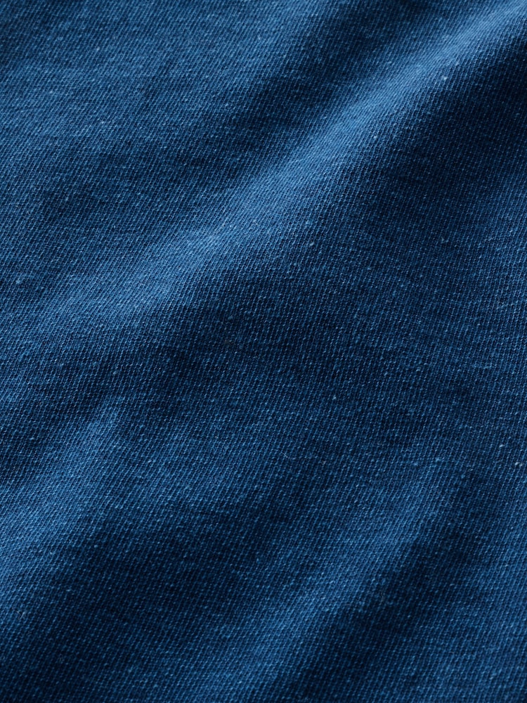 Indigo Blue 100% Cotton T-Shirt - Image 7 of 7