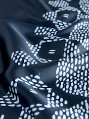 Black/White Satin Square Scarf - Image 2 of 3