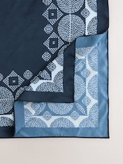 Black/White Satin Square Scarf - Image 3 of 3