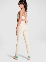 Victoria's Secret PINK White Shell Relay Cinch Leggings - Image 2 of 3