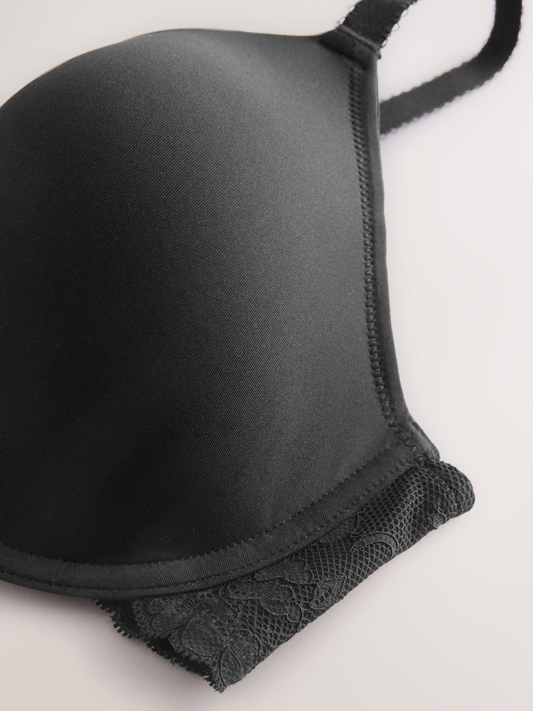 Black DD+ Pad Full Cup DD+ G Light Pad Full Cup Smoothing Ultimate Comfort T-Shirt Bras 2 Pack - Image 9 of 9