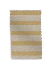 Laura Ashley Ochre Yellow Kinsham Stripe Upholstery Swatch - Image 1 of 1