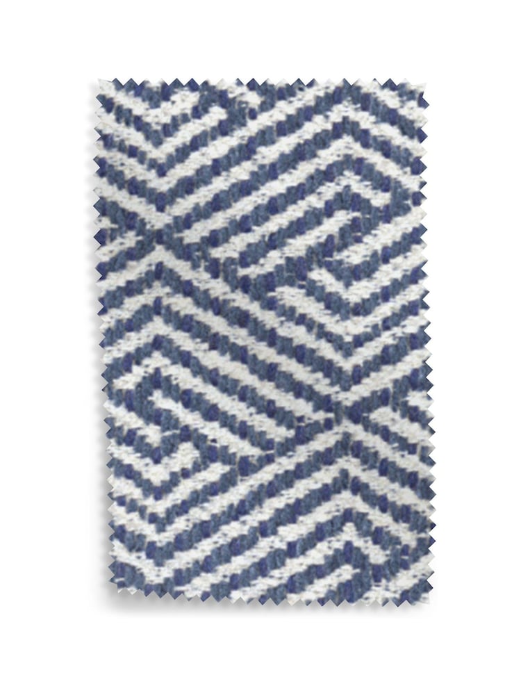 Nina Campbell Navy Blue Briar Upholstery Swatch - Image 1 of 1