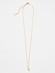 FatFace Gold Tone Heart Pendant Necklace - Image 1 of 2