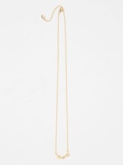 FatFace Gold Tone Trio Star Pendant Necklace - Image 1 of 2