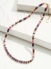 FatFace Multi Stone Necklace - Image 2 of 2