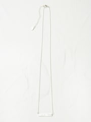 FatFace Silver Tone Flower Engraved Necklace - Image 1 of 3