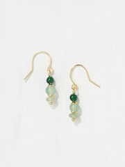 Pendientes largos con tres piedras de FatFace - Imagen 1 de 2
