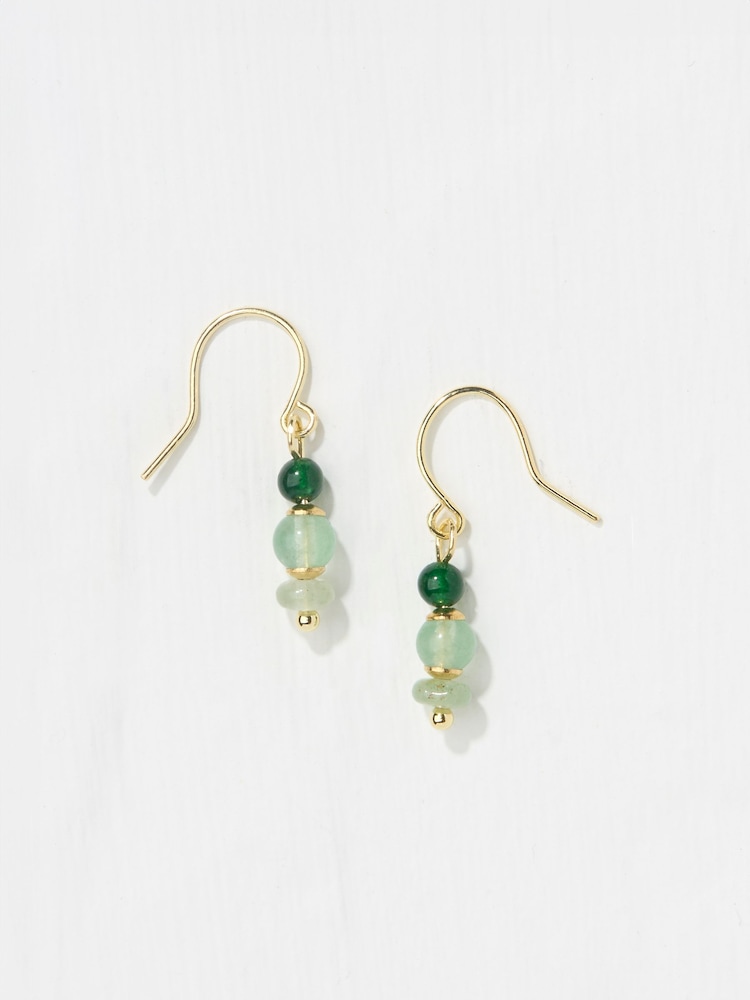 Pendientes largos con tres piedras de FatFace - Imagen 1 de 2