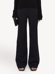 Joseph Black Morissey Comfort Wide Leg Trousers - Image 1 of 4