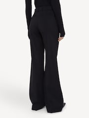 Joseph Black Morissey Comfort Wide Leg Trousers - Image 2 of 4