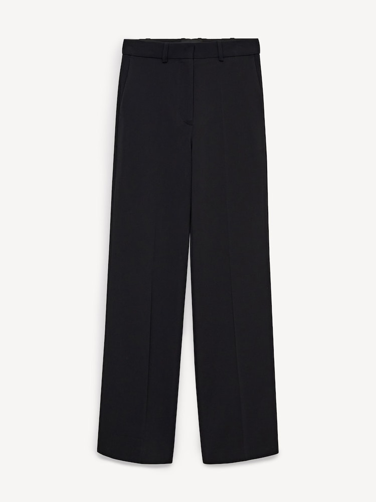 Joseph Black Morissey Comfort Wide Leg Trousers - Image 4 of 4