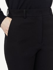 Joseph Black Tafira Gabardine Flare Trousers - Image 3 of 4