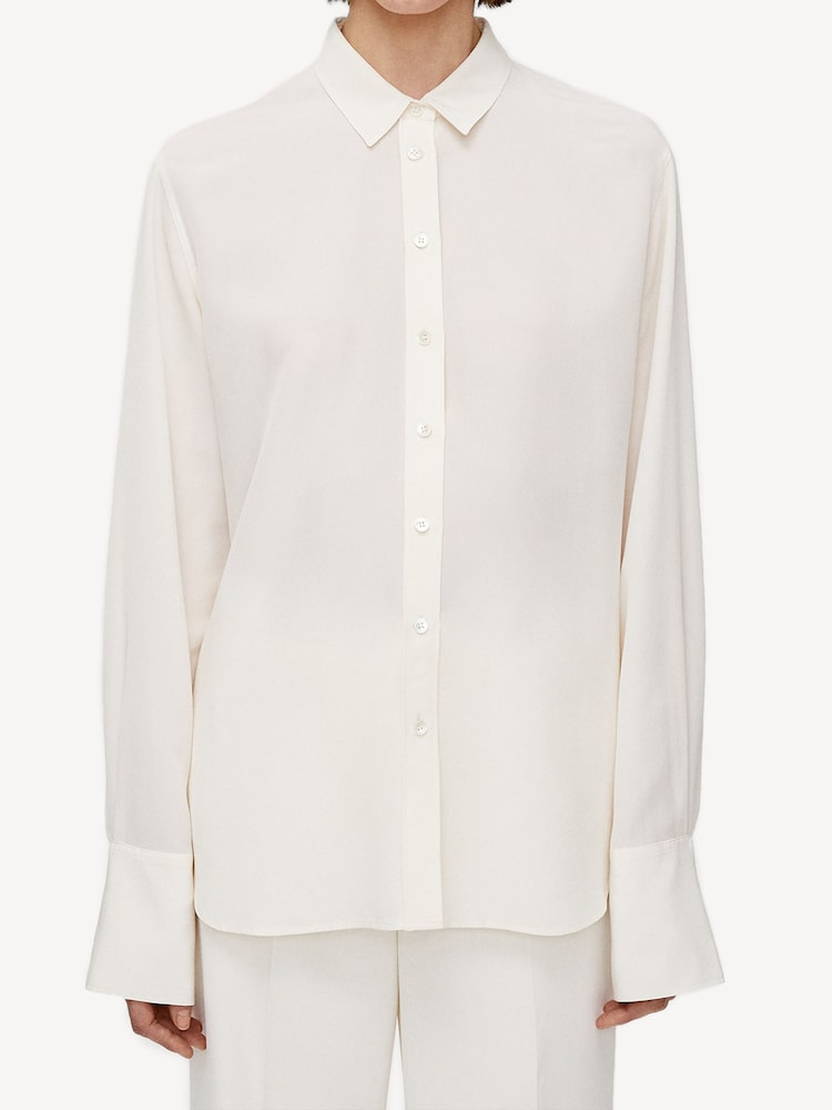 Joseph Ivory Joe Silk Blouse - Image 2 of 4