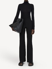 Joseph Black Cashmere High Neck Jumper - Image 1 of 6