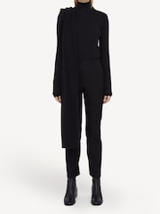 Joseph Black Cashmere High Neck Jumper - Image 2 of 6