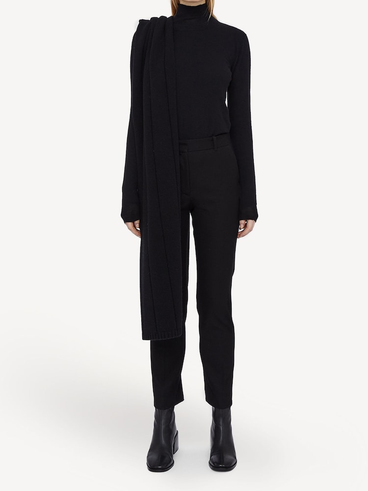 Joseph Black Cashmere High Neck Jumper - Image 2 of 6
