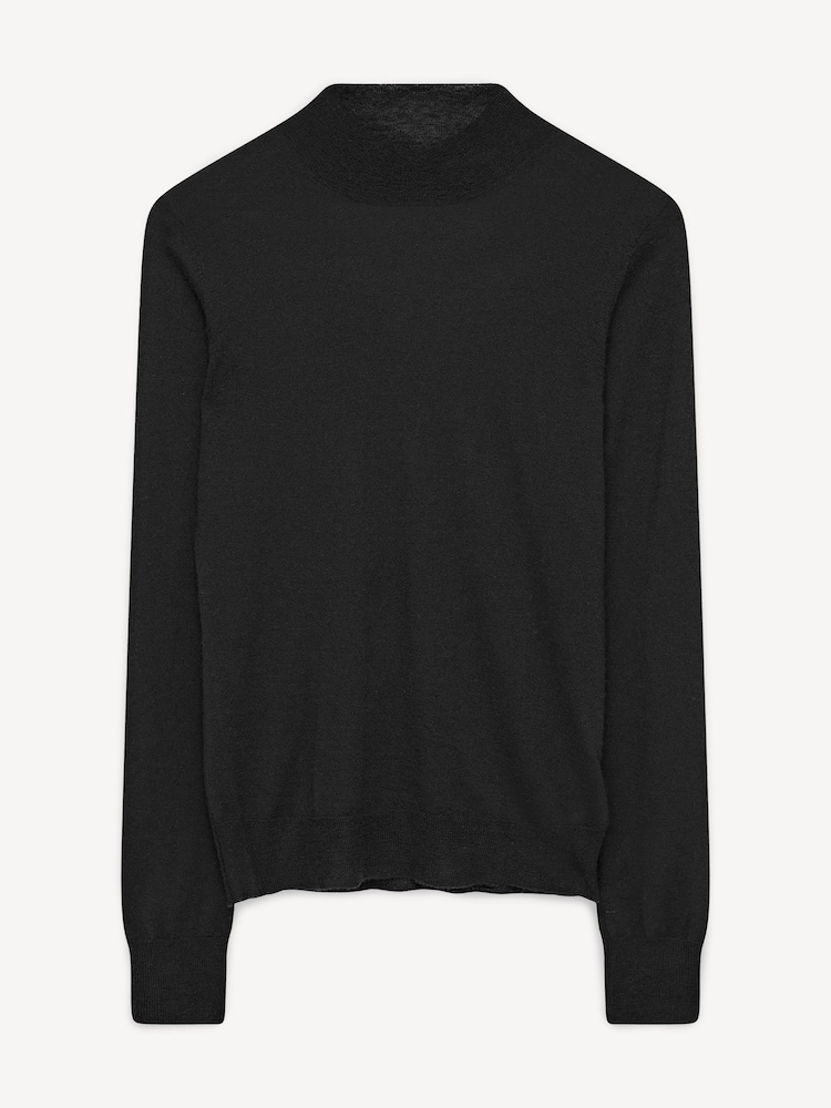 Joseph Black Cashmere High Neck Jumper - Image 6 of 6
