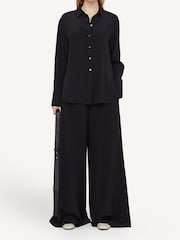 Joseph Black Joe Silk Blouse - Image 1 of 7