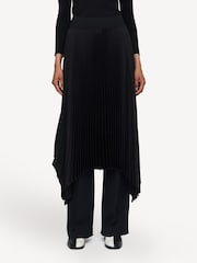 Joseph Black Knit Weave Plissé Ade Skirt - Image 1 of 4