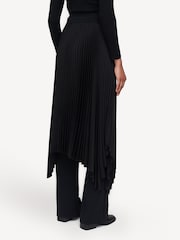 Joseph Black Knit Weave Plissé Ade Skirt - Image 2 of 4