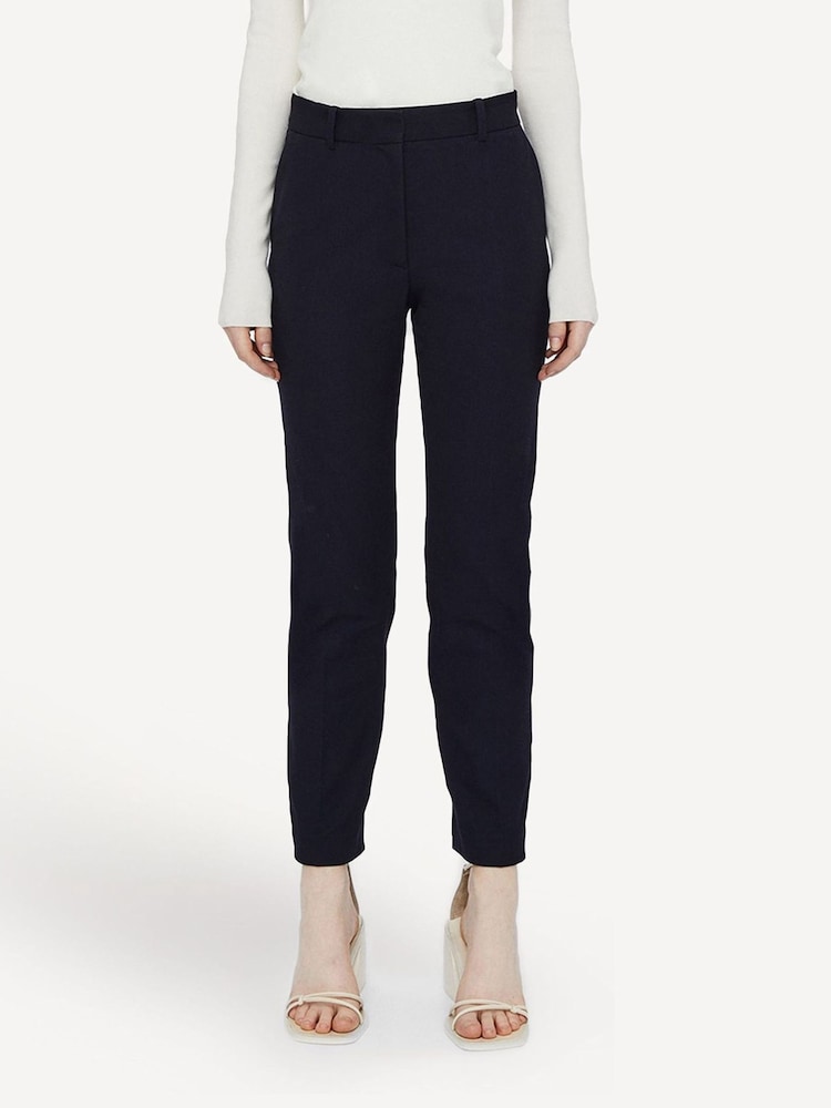 Joseph Blue Coleman Slim Gabardine Stretch Trousers - Image 1 of 5