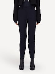 Joseph Blue Coleman Slim Gabardine Stretch Trousers - Image 3 of 5