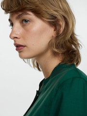 Mango Brown Lyocell Jacket With Pockets - Image 5 of 7