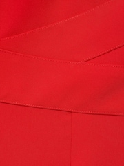 Mango Red V-Neck Jumpsuit - Image 7 of 7