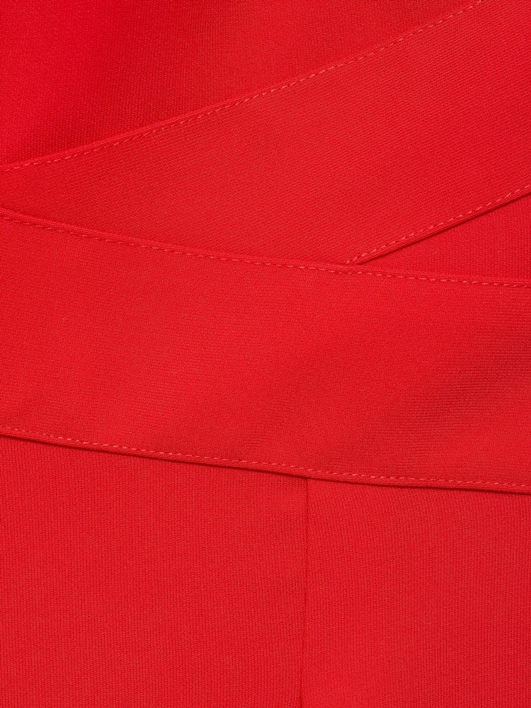 Mango Red V-Neck Jumpsuit - Image 7 of 7