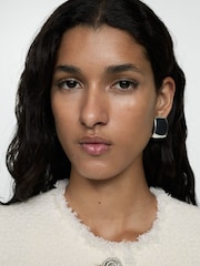 Mango Cream Tweed Jacket With Pockets - Image 4 of 6
