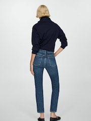 Mango Black Claudia Slim-Fit Cropped Jeans - Image 2 of 7