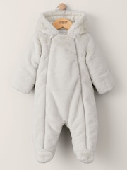 Buzo gris de piel sintética de Mamas & Papas - Imagen 1 de 3