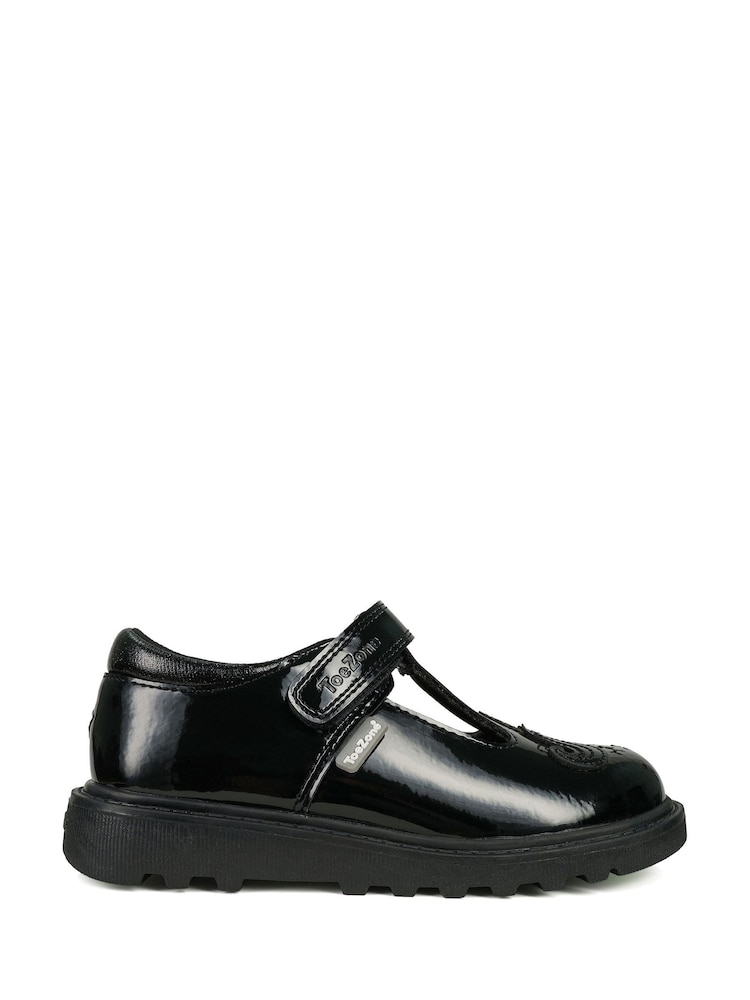 Toezone Girls Elevate School With Ellie Unicorn Black Shoes - Image 1 of 5
